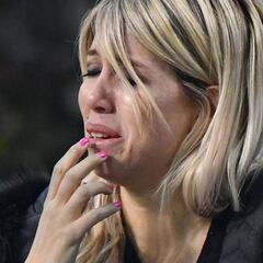 Wanda Nara, el rostro del drama en la eliminación del Inter de la Champions League