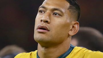 El jugador de rugby australiano Israel Folau.