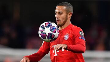 Thiago Alcántara con el Bayen de Munich.