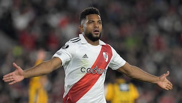 Miguel Borja sella la clasificación de River a octavos de Libertadores