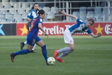 Victoria del Barcelona en el derbi contra el Espanyol