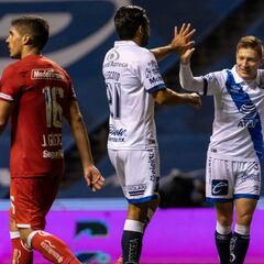 Puebla goleó a Toluca en la fecha 7 del Guardianes 2020