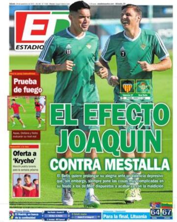 Portadas de la prensa deportiva