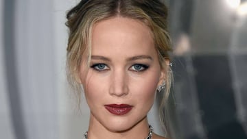 Jennifer Lawrence en la presentaci&oacute;n de Passengers