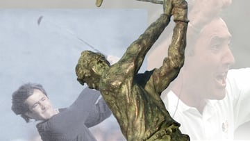 07/05/11 GOLF SEVERIANO BALLESTEROS MUERTE FALLECIMIENTO ESTATUA MONUMENTO FIGURA ESCULTURA
PUBLICADA 08/05/11 NA MA05 1COL