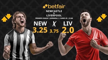 Newcastle vs. Liverpool: horario, dónde ver, pronósticos y clasificación