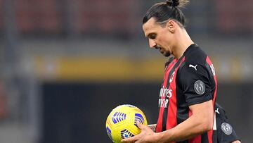 Imagen de Zlatan Ibrahimovic durante el partido entre AC Milan y Hellas Verona