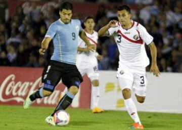 Uruguay y Costa Rica se enfrentaron esta noche en Montevideo, en un duelo que terminó igualado 3-3.