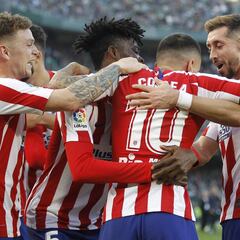 Atlético, Levante y una franja de goles común: del minuto 61 al 75