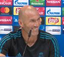 Zidane desató las risas con su explicación de la lesión de Asensio