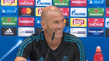 Zidane desató las risas con su explicación de la lesión de Asensio