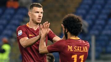 Dzeko lanza a la Roma