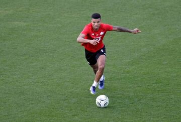 Reinildo Mandava, en el entrenamiento del Lille.