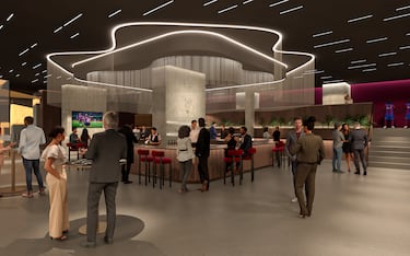 Otras opciones incluyen Pitch Row, Players Zone, Balcony y Premium Seats, distribuidos en distintas graderías.