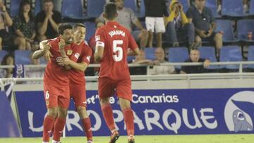 22/09/2019 Los jugadores del CF Fuenlabrada celebran un gol.
DEPORTES
LALIGA