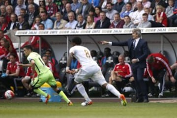 El emotivo último partido de Pellegrini con Manchester City