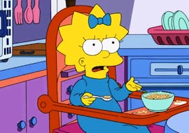 Casi 40 años después del estreno de ‘Los Simpson’, Maggie ha hablado por primera vez: así suena su voz y esta es la actriz que le da vida