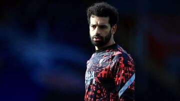 Salah, en el partido de este fin de semana con el Liverpool.