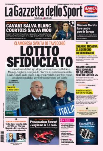 Portadas de la prensa deportiva