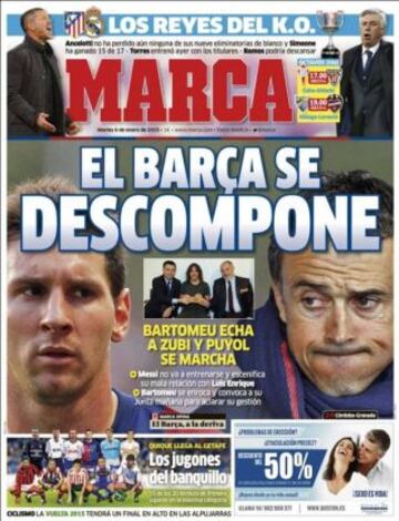 Portadas de la prensa deportiva