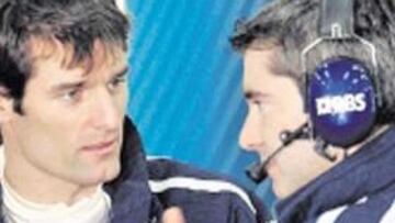 <b>OPINA. </b>Webber mostró su admiración hacia Alonso.