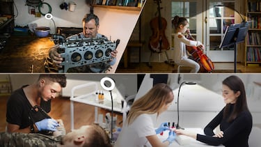 Esta lámpara led de escritorio es ideal para leer, estudiar o trabajar