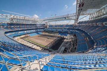 Las imágenes más recientes del Bernabéu a pocos días de su estreno