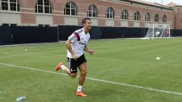 Cristiano completó su primera sesión de la pretemporada