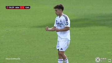 Ancelotti busca un lateral derecho y miren lo que hay en el Castilla: golazo de David Jiménez