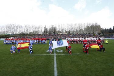 La selecci車n espa?ola de rugby puso un pie en el Mundial de Rugby de Jap車n 2019 al ganar en Madrid a los germanos por 84-10.