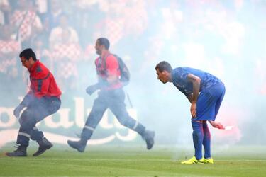 Czech Republic fight back for Croatia draw in flare-hit clash
