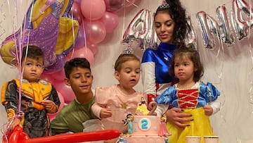 Cristiano y Georgina celebran el cumpleaños de su hija Alana Martina