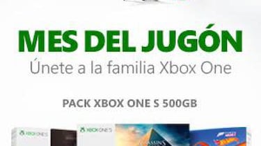 Mes del jugón: Xbox One S más juego por 199 euros