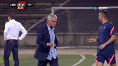 La imagen se las trae: Mou, en el 84', celebrando el gol que evita que le elimine el 6º de Bulgaria