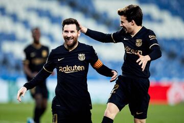 1-6. Leo Messi celebró el sexto gol.
