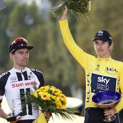 Armstrong, tras el robo del trofeo de Thomas: "Qué lástima, si quieres te dejo uno"