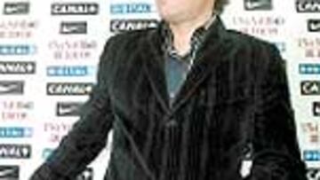 Toni, en la rueda de prensa.