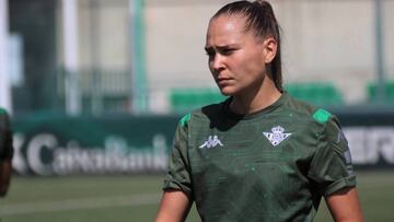 Irene Guerrero con el Betis.