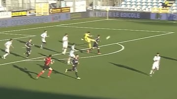 Serie B defender scores a scientific 0.01% goal