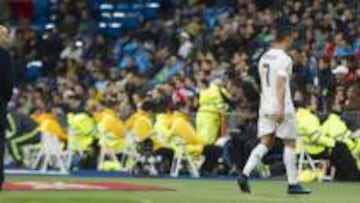 Cristiano se marchó por un calambre: duda ante el Rayo