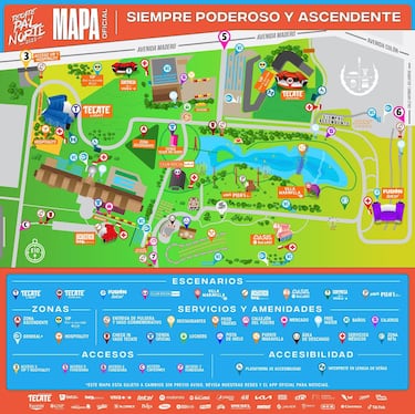 Festival Pa’l Norte 2023: mapa, entradas y accesos al Festival