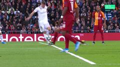 Imagen del penalti a Toni Kroos.