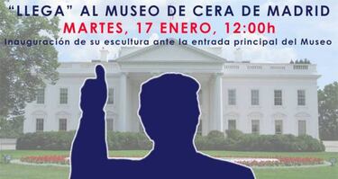 Trump llega antes al Museo de Cera de Madrid que a la Casa Blanca