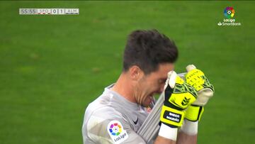 El grosero fallo de Mariño que deja al Sporting sin poder ascender