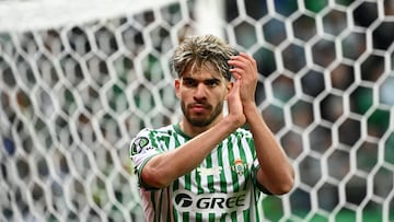 Abde, durante la final ante el Chelsea.