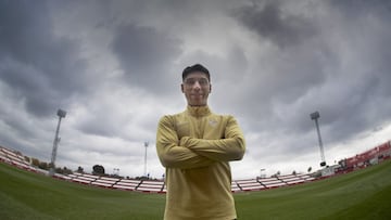 Gonzalo Montiel, en la Ciudad Deportiva del Sevilla.