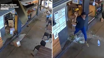 Una cámara capta cómo fue el terremoto de 7.3 en Vanuatu: la escena es impactante