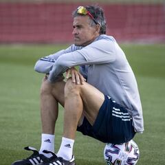 Luis Enrique saca números para defender a Morata: le compara con Mbappé, Raúl, Benzema...