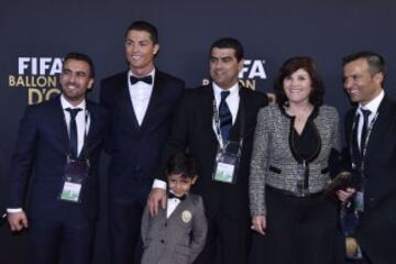 Cristiano Ronaldo y su hijo.