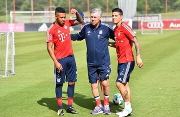 Primer entrenamiento y presentación de James Rodríguez.